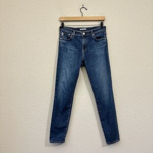 ALEXA CHUNG for AG ADRIANO GOLDSCHMIED Ankle Skinny Jeans in Blue